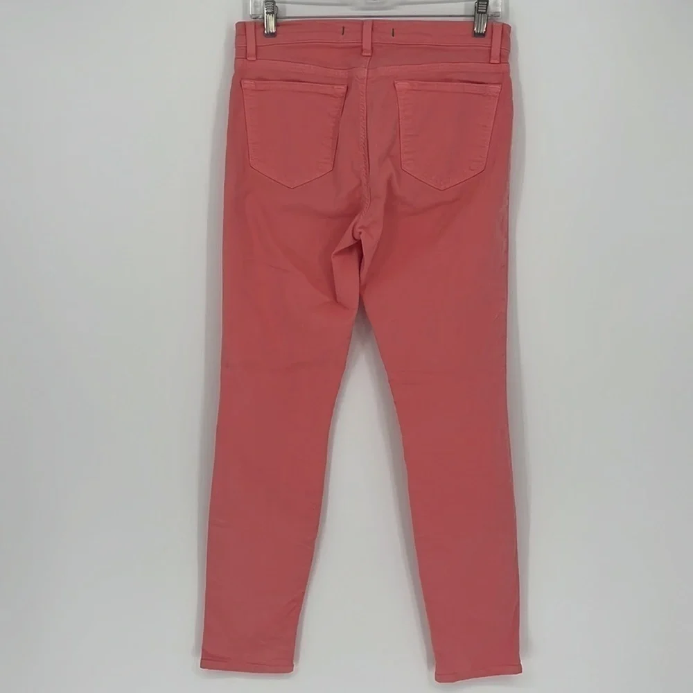 J Brand 811 Mid-Rise Skinny Jeans Coral Size 29